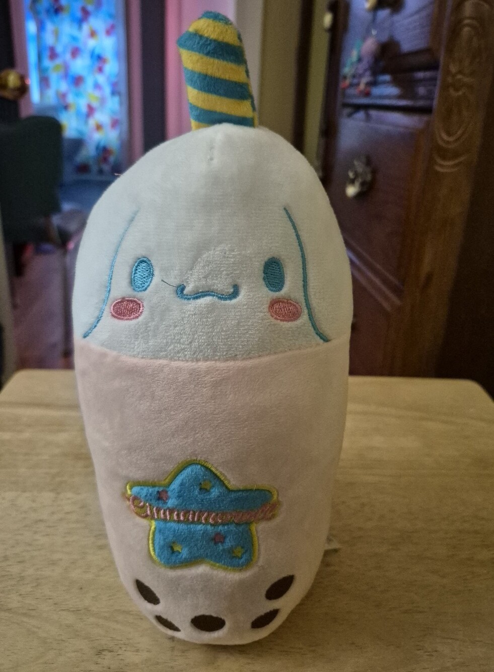Fiesta Hello Kitty Cinnamoroll Bubba Tea Plush